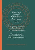 Cover: Johann David Heinichen's Comprehensive Instruction on Basso Continuo - Pendragon Press