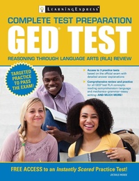 Enlarge image Cover: GED Test Reasoning through Language Arts (RLA) Review - LearningExpress LLC