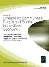Enlarge image Cover: Gender Perspectives on Enterprising Communities - Emerald Group Publishing Limited
