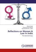 Cover: Reflections on Women & Law in India - LAP Lambert Academic Publishing