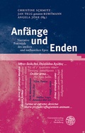 Cover: Anf&auml;nge und Enden - Universit&auml;tsverlag Winter