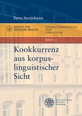 Cover: Kookkurrenz aus korpuslinguistischer Sicht - Universit&auml;tsverlag Winter