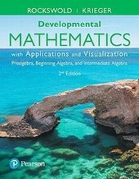 Abbildung von: Developmental Mathematics with Applications and Visualization - Pearson