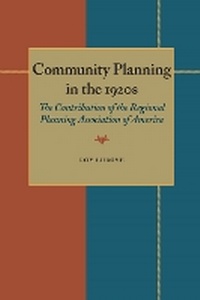 Enlarge image Cover: Community Planning in the 1920s - University of Pittsburgh Press