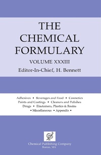 Enlarge image Cover: The Chemical Formulary - Chemical Publishing Co Inc.,U.S.