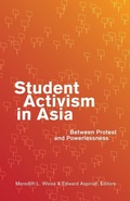 Cover: Student Activism in Asia - University of Minnesota Press