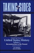 Cover: Clashing Views in United States History: Reconstruction to the Present Volume 2 - McGraw Hill Higher Education