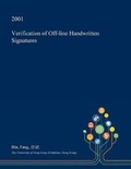 Cover: Verification of Off-Line Handwritten Signatures - Open Dissertation Press