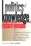 Cover: Politics of Knowledge - Wesleyan University Press