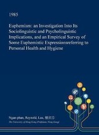 Abbildung von: Euphemism - Open Dissertation Press