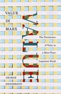 Cover: Value in Marx - University of Minnesota Press