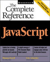 Enlarge image Cover: JavaScript - Osborne/McGraw-Hill