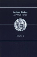 Cover: Levinas Studies - Duquesne University Press