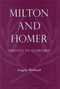 Cover: Milton and Homer - Duquesne University Press
