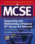 Cover: MCSE Supporting and Maintaining a Windows NT Server 4.0 Network Study Guide (exam 70-244) - Osborne/McGraw-Hill