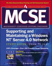 Enlarge image Cover: MCSE Supporting and Maintaining a Windows NT Server 4.0 Network Study Guide (exam 70-244) - Osborne/McGraw-Hill