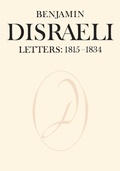 Cover: Benjamin Disraeli Letters - University of Toronto Press