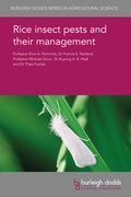 Cover: Rice insect pests and their management - Burleigh Dodds Science Publishing
