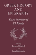 Cover: Greek History and Epigraphy - Classical Press of Wales