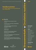 Cover: Strassenverkehr / Circulation routi&egrave;re 4/2014 - Dike Verlag Z&uuml;rich