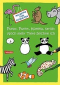 Cover: Punkt, Punkt, Komma Strich: Noch mehr Tiere zeichne ich - Carlsen
