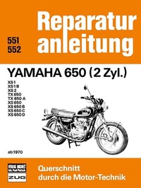 Abbildung von: Yamaha 650 (2 Zyl.) ab 1970 - Bucheli
