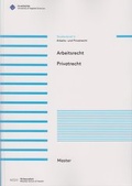 Cover: Arbeits- und Privatrecht - Verlag der FH M&uuml;nster - Bereichsbibliothek Steinfurt