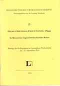 Cover: In memoriam Ingrid Strohschneider-Kohrs - Lessing-Akademie