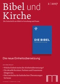 Cover: Bibel und Kirche / Die neue Einheits&uuml;bersetzung - Katholisches Bibelwerk e.V.