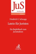 Cover: Latein f&uuml;r Juristen - C.H.BECK