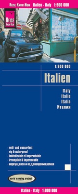 Abbildung von: Reise Know-How Landkarte Italien (1:900.000) - Reise Know-How Verlag Peter Rump GmbH