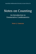 Cover: Notes on Counting: An Introduction to Enumerative Combinatorics - Cambridge University Press