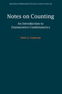 Cover: Notes on Counting: An Introduction to Enumerative Combinatorics - Cambridge University Press