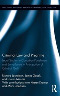 Cover: Criminal Law and Precrime - Routledge