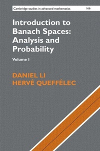 Enlarge image Cover: Introduction to Banach Spaces: Analysis and Probability: Volume 1 - Cambridge University Press