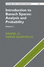 Cover: Introduction to Banach Spaces: Analysis and Probability - Cambridge University Press