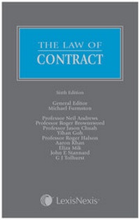 Abbildung von: The Law of Contract - Butterworths Law