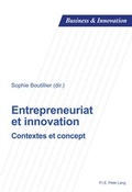 Cover: Entrepreneuriat et innovation - Peter Lang Verlag