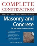 Cover: Masonry and Concrete - McGraw-Hill Professional