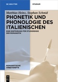 Abbildung von: Phonetik und Phonologie des Italienischen - De Gruyter