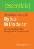 Bild: Big Data f&uuml;r Entscheider - Springer Vieweg