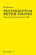 Cover: Postskriptum Peter Szondi - transcript