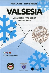 Abbildung von: Valsesia Winter Map - Geo4Map