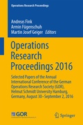 Cover: Operations Research Proceedings 2016 - Springer