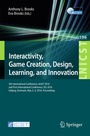 Cover: Interactivity, Game Creation, Design, Learning, and Innovation - Springer