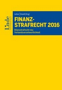 Abbildung von: Finanzstrafrecht 2016 - Linde