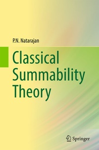 Abbildung von: Classical Summability Theory - Springer