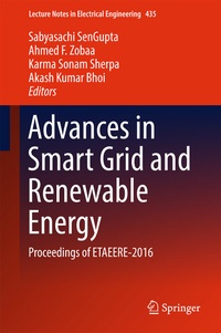 Enlarge image Cover: Advances in Smart Grid and Renewable Energy - Springer