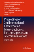 Cover: Proceedings of 2nd International Conference on Micro-Electronics, Electromagnetics and Telecommunications - Springer