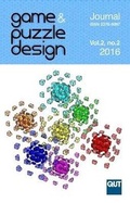 Cover: Game & Puzzle Design, Vol. 2, No. 2, 2016 (B&W) - Lulu.com